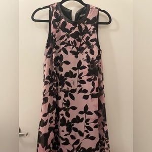 Purple & Black Butterfly mini dress